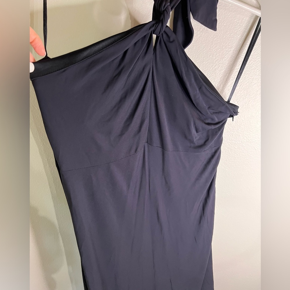 Ann Taylor Strapless Dress in Navy - Picture 2 of 4